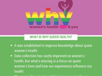 WHY Queer Health flyer