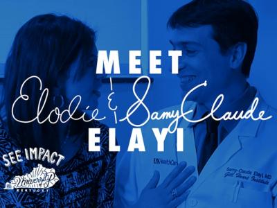 Elodie and Samy-Claude Elayi 