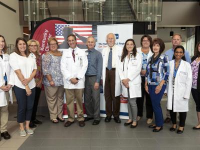 Members of the multidisciplinary team at UK HealthCare's ALS Clinic which has been named a Certified Treatment Center of Excellence by the ALS Association.
