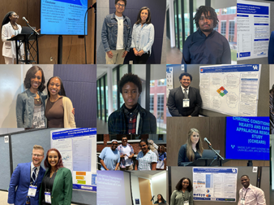 A collage of photos of previous SPARK participants with the SPARK logo (multicolor geometric shape) on the right. 