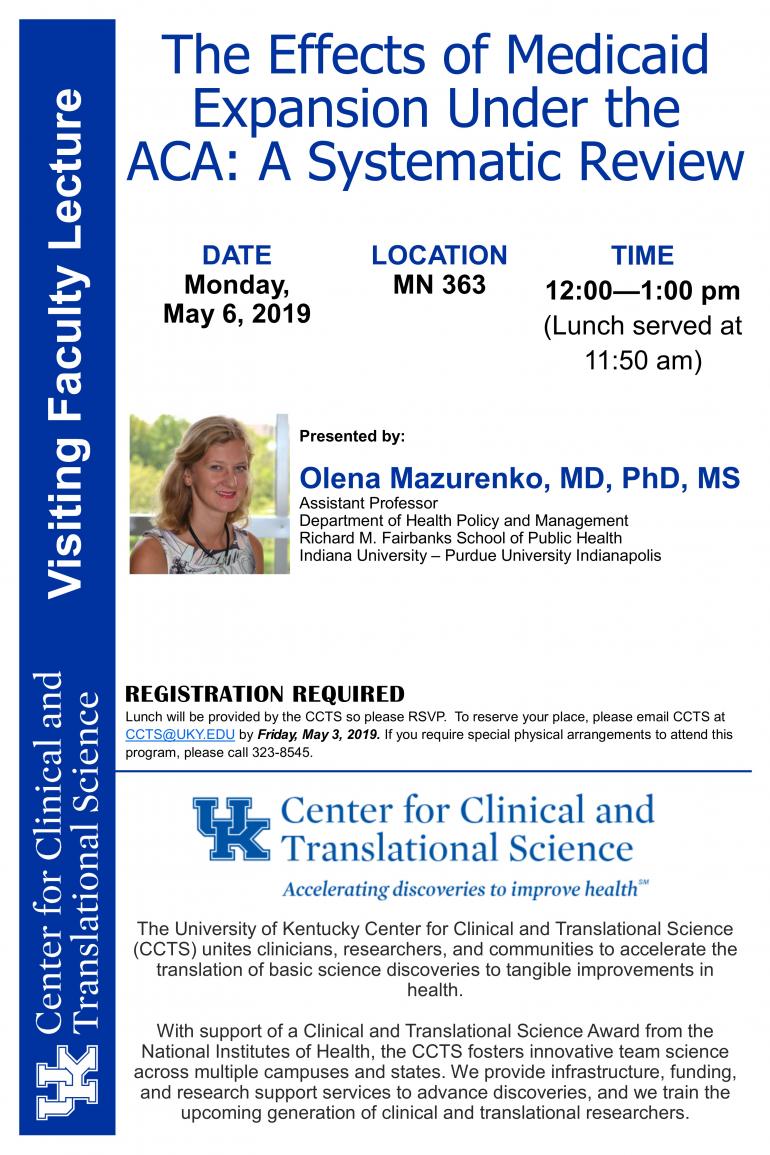 5-6-19 Visiting Faculty Lecture