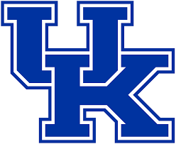 University of Kentucky logo: an interlocked U and K in royal blue