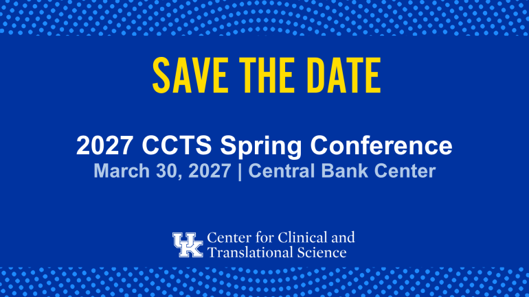 SAVE THE DATE: 2027 CCTS Spring Conference. March 30, 2027 at the Central Bank Center. 