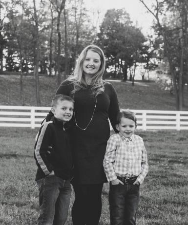 Kristi Grider with sons Harrison and Kenton 