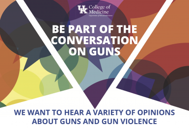 We want to hear a variety of opinions about guns and gun violence