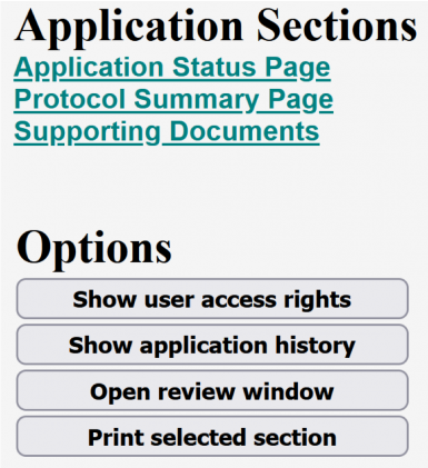 WebCAMP Menu Screenshot