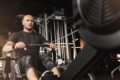 Man doing a exercise