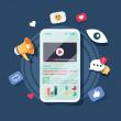 Video marketing stock image