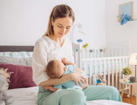 Mother Breastfeeding Infant