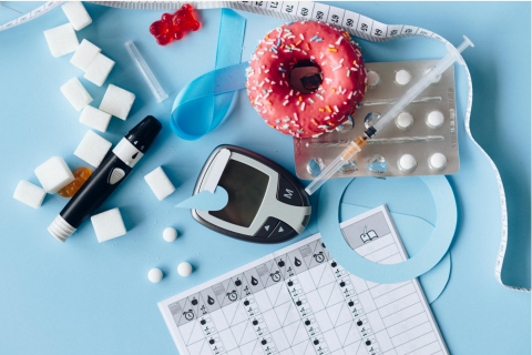 Diabetes and donut