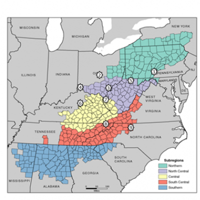 ATRN Institutions Map