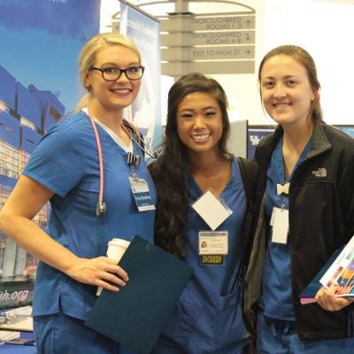 Three UK nurses at the 2017 CCTS Spring Conference